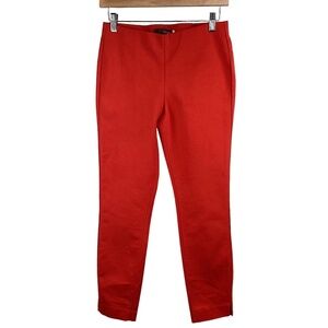 Crosby Tapered‎ Ankle Mid Rise Red Pants Size 2 Stretch